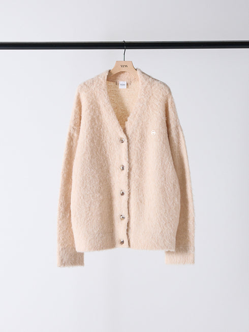 【 予約:11月中旬 】ALPACA MIX CARDIGAN /Y254-91122